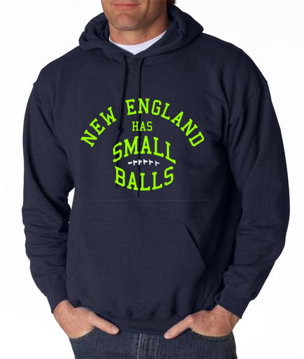 New England Small Balls Deflategate Hooded SweatShirt